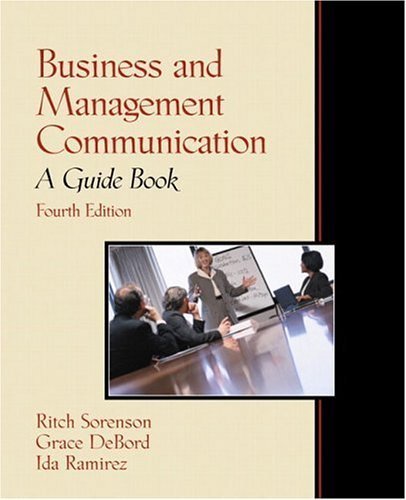 

Business and Management Communication: A Guide Book