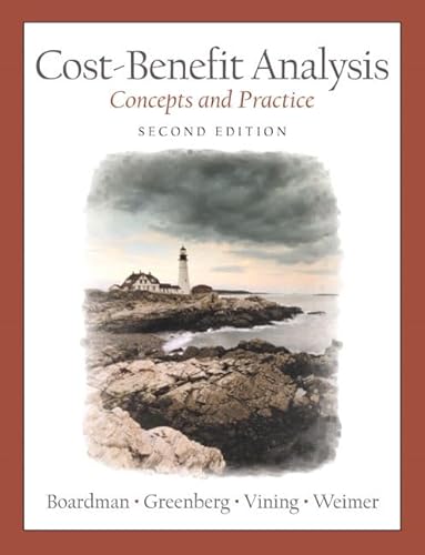 Beispielbild fr Cost-Benefit Analysis : Concepts and Practice zum Verkauf von Better World Books