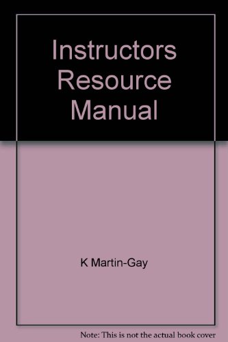 Instructor's Resource Manual with Tests Beginning Algebra Third Edition - K Martin-Gay