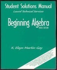 Beginning Algebra - Gay, Martin