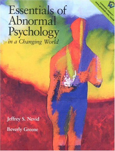 Imagen de archivo de Essentials of Abnormal Psychology in a Changing World a la venta por Better World Books