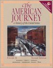 9780130882455: The American Journey: A History of the United States, Volume II: 2