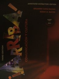 Stock image for Arriba! Comunicacion Y Cultura With Factory Sealed CD-ROM, Brief Edition: Annotated Instructor's Ribboned Hardcover Edition (2001 Copyright) for sale by ~Bookworksonline~
