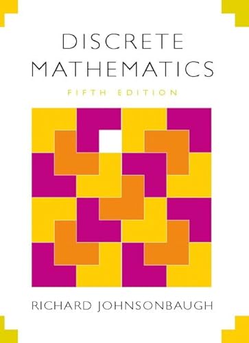 Imagen de archivo de Discrete Mathematics (5th Edition) a la venta por HPB-Red