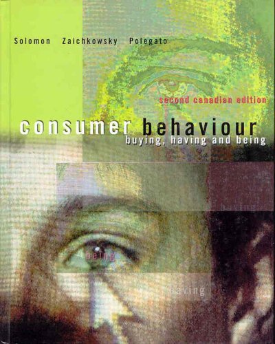 Stock image for Consumer Behaviour: Buying, Having and Being, Canadian Edition for sale by WorldofBooks