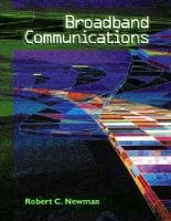 Beispielbild fr Broadband Communications zum Verkauf von Better World Books