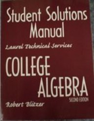 Beispielbild fr Student Solutions Manual College Algebra 2nd Edition zum Verkauf von ThriftBooks-Atlanta