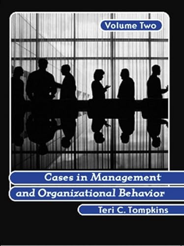 9780130894649: Cases in Management and Organizational Behavior, Vol. 2