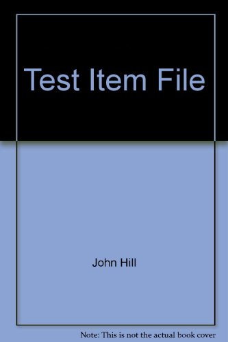 Beispielbild fr Test Item File zum Verkauf von Better World Books
