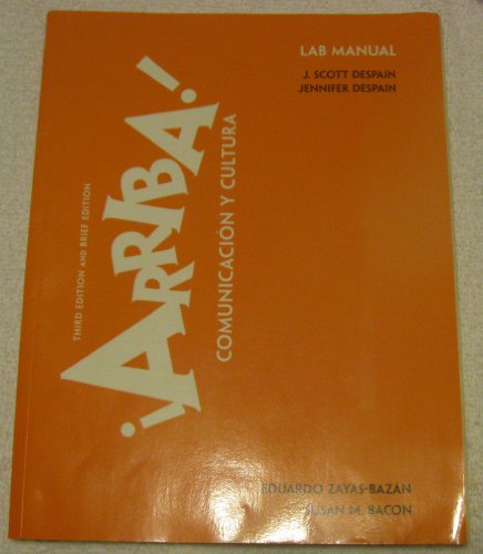 Imagen de archivo de Arriba!: Communicacion Y Cultura a la venta por SecondSale