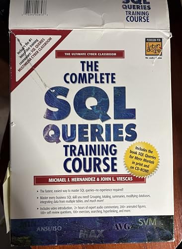 Stock image for The Complete SQL Queries Training Course for sale by Mispah books