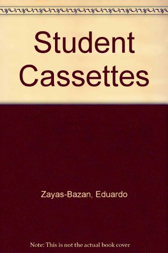 Student Cassettes (9780130904621) by Zayas-BazÃ¡n, Eduardo J.