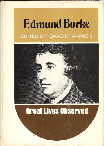 Stock image for Edmund Burke (Great lives observed) for sale by SecondSale