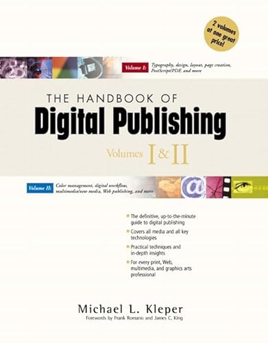 The Handbook of Digital Publishing Two Volume Set (9780130907097) by Kleper, Michael L.