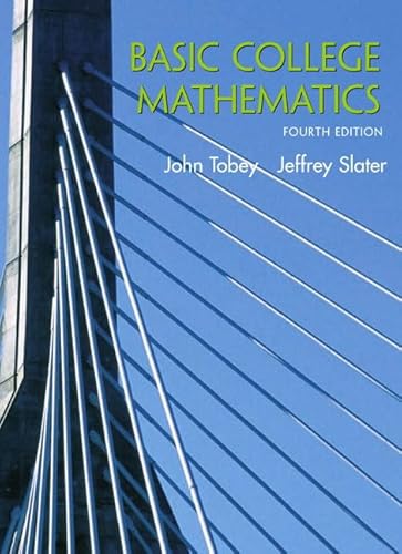 Imagen de archivo de Basic College Mathematics a la venta por ThriftBooks-Dallas