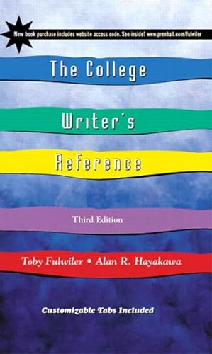 9780130909565: The College Writer's Reference