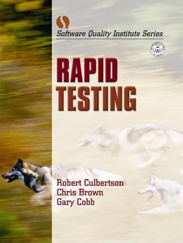 Rapid Testing (9780130912947) by Culbertson, Robert