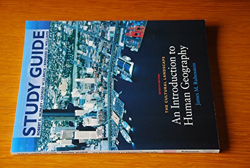 Stock image for Cultural Landscape: An Introduction to Human Geography, Study Guide for sale by SecondSale