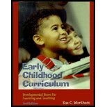 9780130914248: Early Childhood Curriculum: Developmental Bases for Learning and Teaching (3rd Edition)