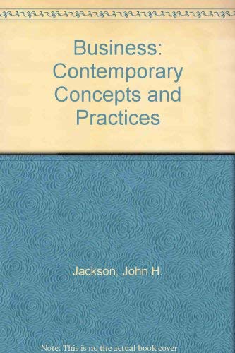 9780130914309: Business: Contemporary Concepts and Practices