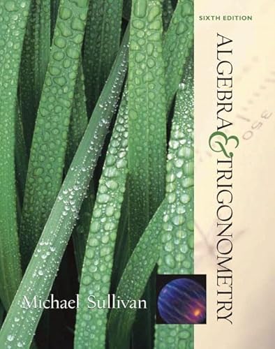 9780130914651: Algebra and Trigonometry (Sullivan Precalculus)