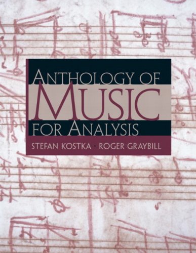 9780130915443: Anthology of Music for Analysis
