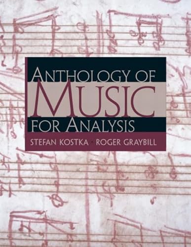 Stock image for Anthology of Music for Analysis for sale by BooksRun