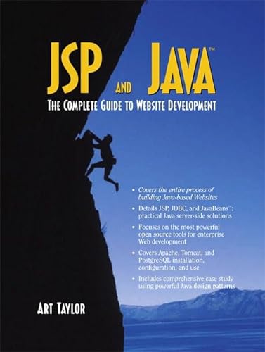 Beispielbild fr JSP and Java : The Complete Guide to Website Development zum Verkauf von Better World Books