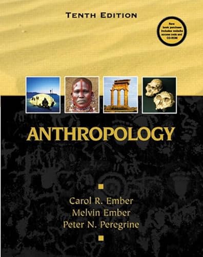 Imagen de archivo de Anthropology a la venta por Better World Books