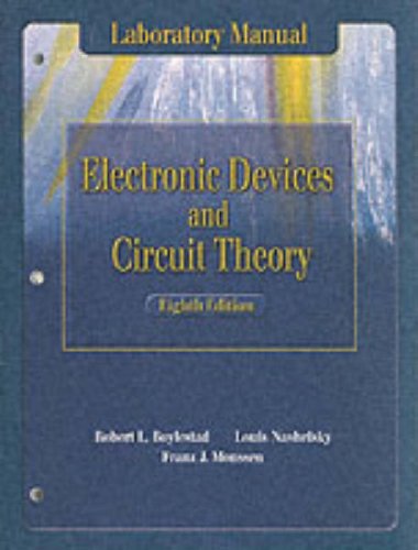 Electronic Devices and Circuit Theory: Lab Manual (9780130922137) by Robert L. Boylestad