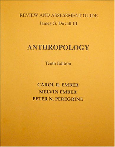 Beispielbild fr Anthropology zum Verkauf von Iridium_Books