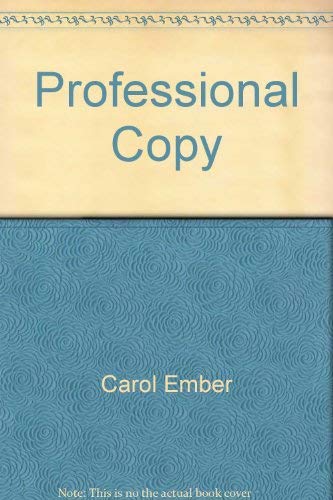 Stock image for Professional Copy for sale by HPB-Red