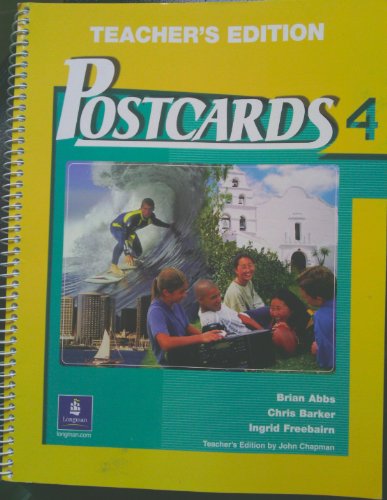 Imagen de archivo de Postcards 4. Teacher's Edition a la venta por Booksavers of MD