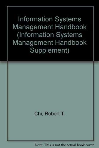 Imagen de archivo de Information Systems Management Handbook, 2002 a la venta por HPB-Red