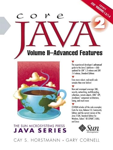 9780130927385: Core Java 2: Advanced Features: 002