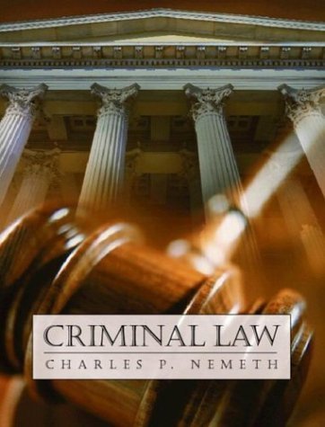 Imagen de archivo de Criminal Law a la venta por Idaho Youth Ranch Books