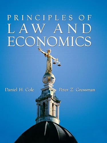 Beispielbild fr Principles Of Law And Economics zum Verkauf von BooksRun