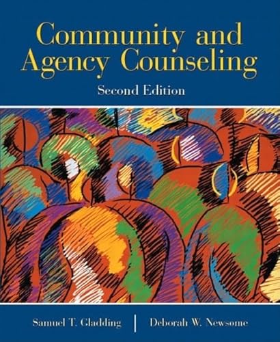 Imagen de archivo de Community and Agency Counseling a la venta por Better World Books