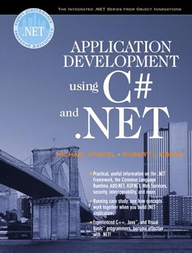 Imagen de archivo de Application Development Using C# and .NET a la venta por Better World Books: West