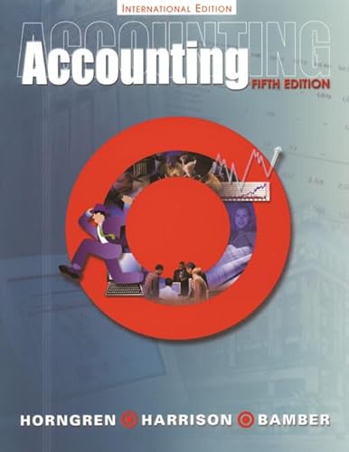 9780130934093: Accounting: International Edition