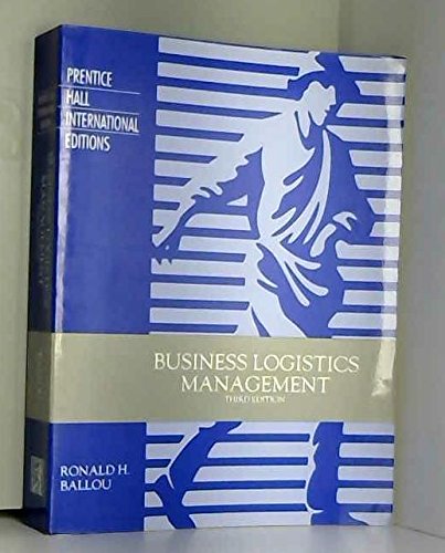 Imagen de archivo de Business Logistics Management a la venta por Buchpark
