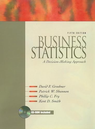 Imagen de archivo de Business Statistics : A Decision Making Approach a la venta por Better World Books