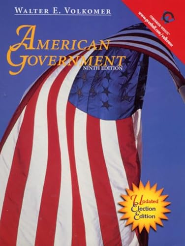 Stock image for American Government: Updated Election Edition (Election Reprint) (9th Edition) for sale by HPB-Red