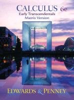 Beispielbild fr Calculus, Early Transcendentals Matrix Version (6th Edition) zum Verkauf von SecondSale