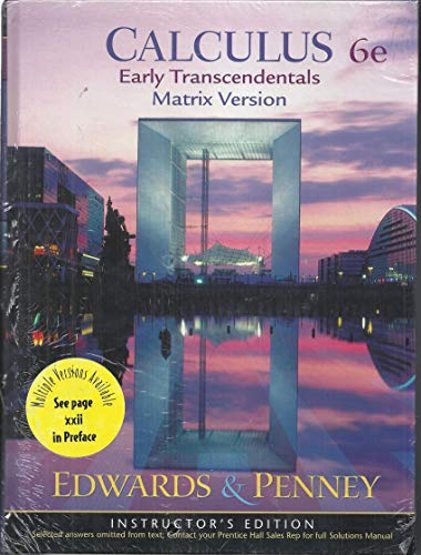 Stock image for Calculus Early Transcendentals Matrix Version for sale by ThriftBooks-Atlanta