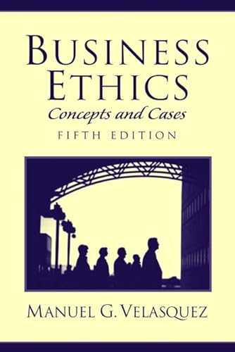 Imagen de archivo de Business Ethics : Concepts and Cases a la venta por Better World Books