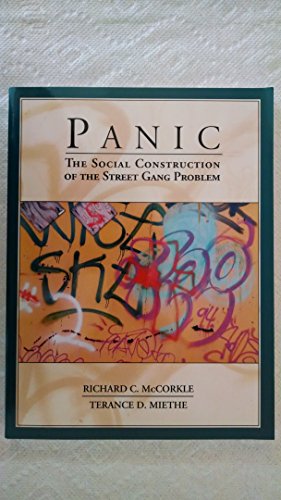 Imagen de archivo de Panic: The Social Construction of the Street Gang Problem a la venta por Once Upon A Time Books