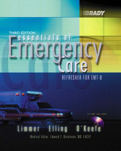 Stock image for Essentials of Emergency Care: Refresher for EMT-B for sale by ThriftBooks-Dallas
