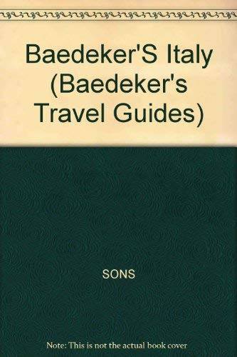 Beispielbild fr Baedeker Italy/Includes Map (Baedeker's Travel Guides) zum Verkauf von Wonder Book