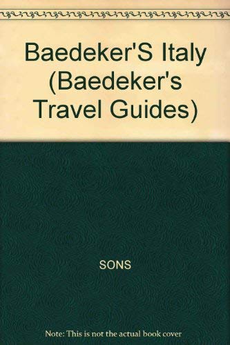 Imagen de archivo de Baedeker Italy/Includes Map (Baedeker's Travel Guides) a la venta por Wonder Book